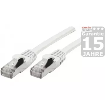 EXERTIS CONNECT Cavo patch Cat 6A S/FTP, 1,5 m, bianco 858501
