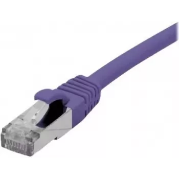 EXERTIS CONNECT 858515 Cavo patch Cat 6A S/FTP, 0,5 m, viola, guaina sottile