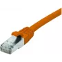 EXERTIS CONNECT Cavo patch Cat 6A S/FTP, 1,0 m, arancione, slim strain relief 858532