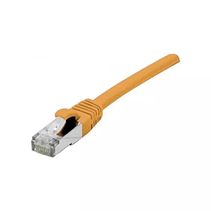 EXERTIS CONNECT Cavo patch Cat 6A S/FTP, 1,0 m, arancione, slim strain relief 858532