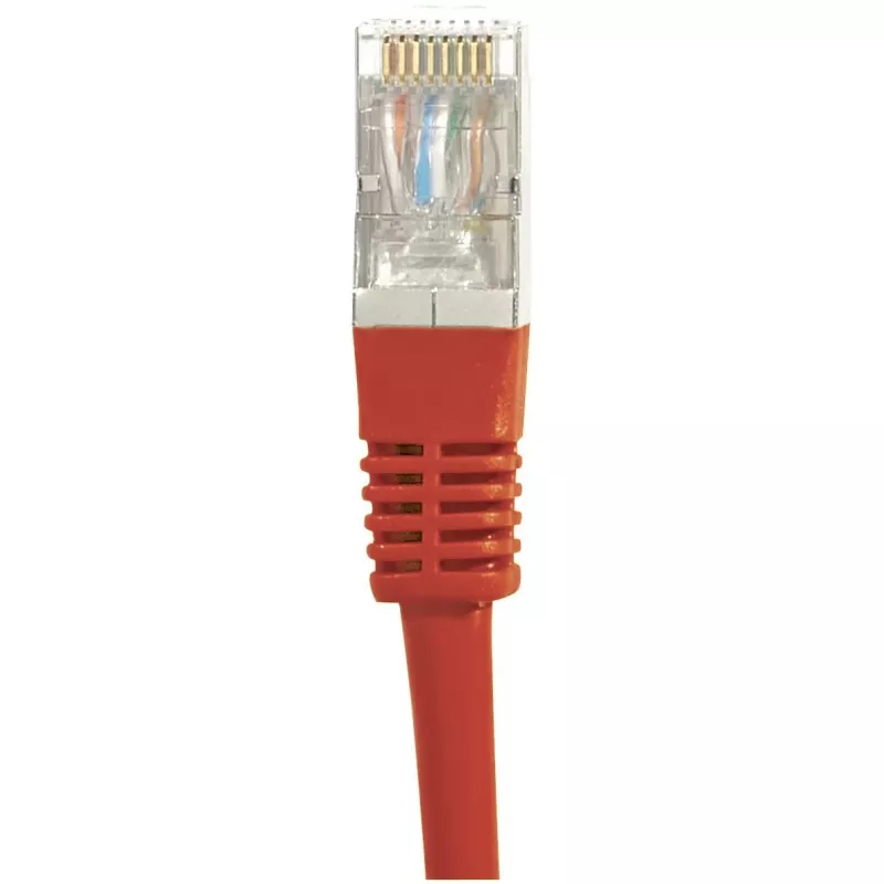 EXERTIS CONNECT cavo patch S/FTP CAT.6A, 25 m, rosso 858311