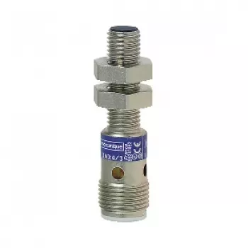 TMSS GERMANY OsiSense XS6 sensore di prossimità induttivo M8, PNP NO, connettore M12, distanza di rilevamento 2,5 mm, XS608B1PAM12