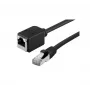 EXERTIS CONNECT prolunga cavo patch Cat. 6A S/FTP, senza alogeni, nero, 3,0 m 858757