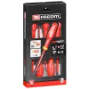 Facom ATD.J5TVEPB Protwist set di 5 cacciaviti da elettricista isolati VDE 1000V
