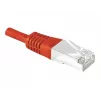 EXERTIS CONNECT cavo patch Cat.6a F/UTP, rosso, 15 m, 10 Gbps, Slim Snagless Boot 859540