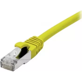 EXERTIS CONNECT 858418 cavo patch Cat 6A S/FTP, 0,3 m, giallo, Slim Boot