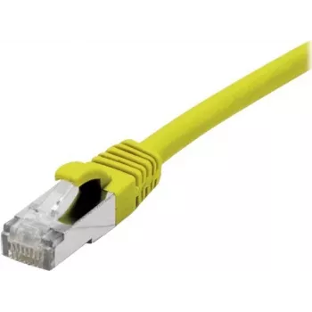 EXERTIS CONNECT 858419 cavo patch Cat 6A S/FTP, 0,5 m, giallo, Slim Boot