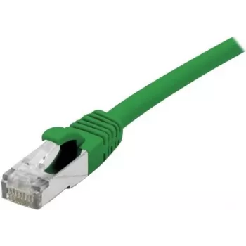 EXERTIS CONNECT Cavo patch Cat 6A S/FTP, 0,5 m, verde, Slim Snagless 858435