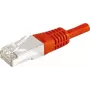 EXERTIS CONNECT Cavo patch CAT.6a F/UTP, rosso, 20 m, 10 Gbps, RJ45, Slim Strain Relief 859541
