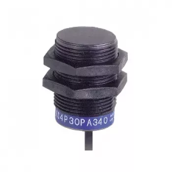TMSS GERMANY Sensore di prossimità induttivo XS4P30PA340, M30, PNP NO, rilevamento 10 mm, 12-24VDC, cavo 2 m