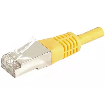 EXERTIS CONNECT 859561 Cavo patch Cat.6a F/UTP, 0,3 m, giallo, 10 Gbps, guaina sottile