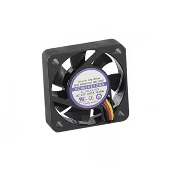 Exertis Connect Ventola per case 40 mm – cuscinetto a strisciamento durevole, 3 pin, 2500 RPM, 19 dBA, nero 910181