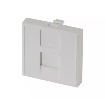 EXERTIS CONNECT Dexlan Inserto per placca centrale 45 x 45 mm per 1 modulo keystone, bianco segnale RAL 9003 (911722)