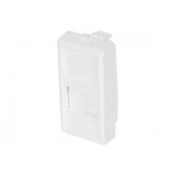 Exertis Connect Dexlan ingresso modulare vuoto 45 x 22,5 mm per 2 x RJ45 Keystone montaggio a incasso RAL 9003 bianco segnale 911731