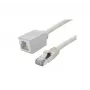 EXERTIS CONNECT prolunga cavo patch Cat. 6A S/FTP, 2 m, grigio, senza alogeni, protezione linguetta 858751