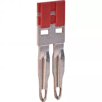 ETI ESC-PTP4/02/R ponte di collegamento per collegamento trasversale, 2 morsetti ponticellati, rosso 003903028