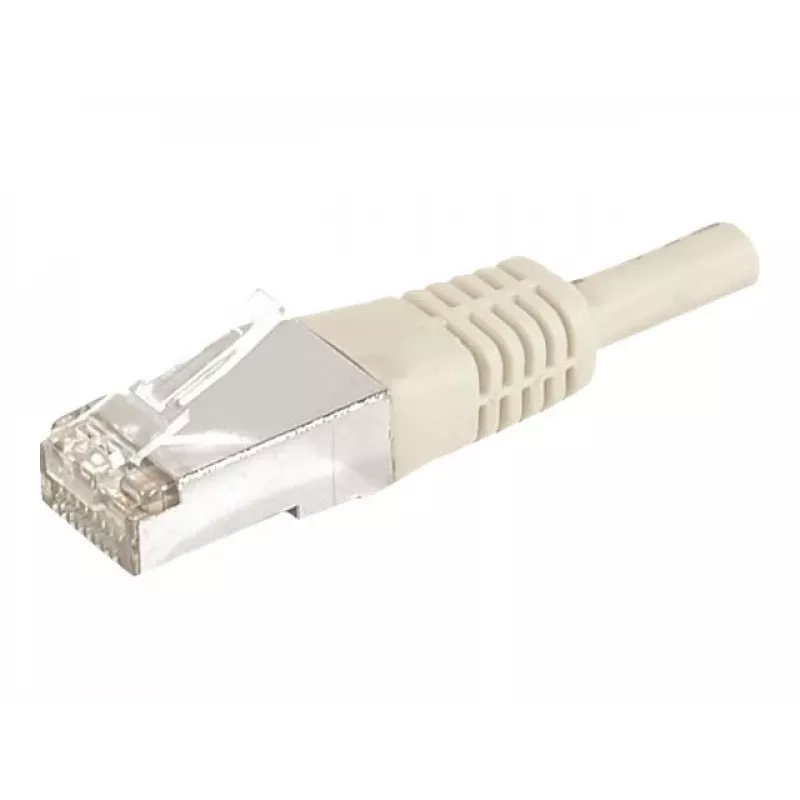 EXERTIS CONNECT cavo patch Cat.6a F/UTP, 3,0 m, grigio, 10 Gbps, slim snagless boot 859506