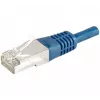 EXERTIS CONNECT cavo patch Cat.6a F/UTP, 0,5 m, blu, 10 Gbps 859517