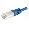 EXERTIS CONNECT cavo patch Cat.6a F/UTP, 0,5 m, blu, 10 Gbps 859517