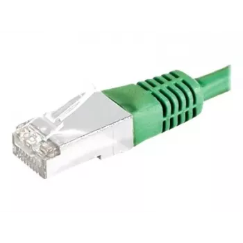 EXERTIS CONNECT cavo patch F/UTP CAT.6a, verde, 20m, 10Gbps, slim snagless boot 859556
