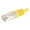 EXERTIS CONNECT Cavo patch Cat.6a F/UTP, RJ45, giallo, 1,5 m, 10 Gbps 859564