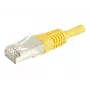 EXERTIS CONNECT Cavo patch Cat.6a F/UTP, 7,5 m, giallo, 10 Gbps, Slim Bend Protection 859568