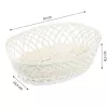 KESPER Cesto portatutto rettangolare bianco 31x23,5x8,5 cm
