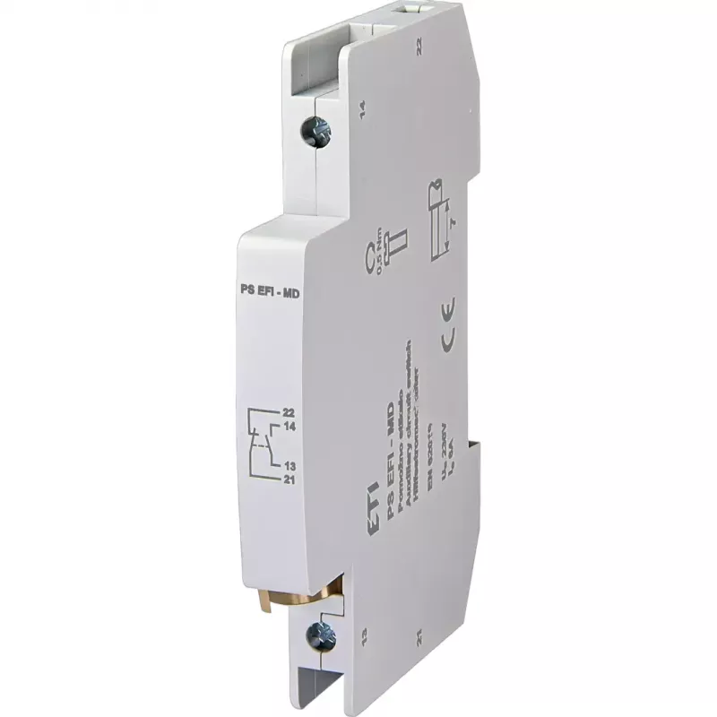 ETI 002069001 Contatto ausiliario PS EFI-MD, 1 NO + 1 NC, 230 V AC, 6 A, 50/60 Hz