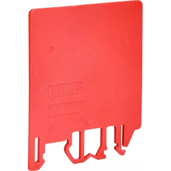 ETI ESC-DFU/4/R Elemento separatore femmina per morsetto modulare e morsetto neutro - rosso (003903013)