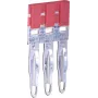 ETI ESC-PTP4/03/R Ponticello di collegamento trasversale, 3 poli, rosso, per morsetti modulari ESC-CBC.4 & ESC-CBC.4B 003903029