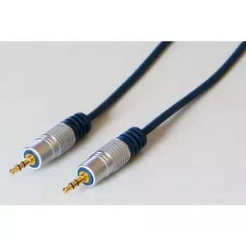 EXERTIS CONNECT Cavo audio Professional Slimline, jack stereo 3,5 mm maschio a maschio, 5,0 m, nero 987995