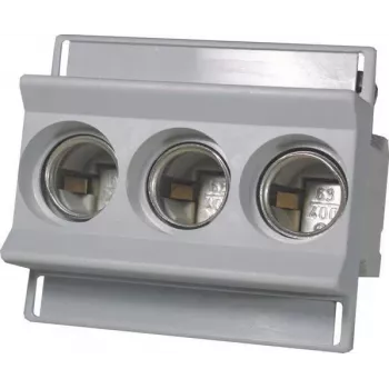 ETI D02 NEOZED portafusibile 63A 3 poli con coperchio di protezione 002222021