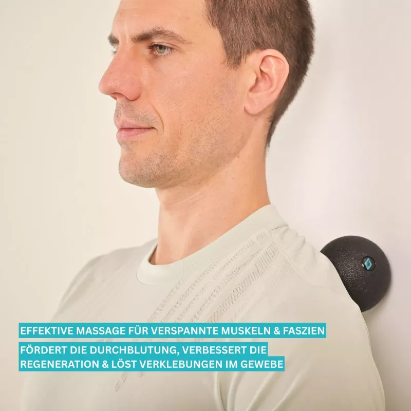 SCHILDKRÖT Dual Massage Set, 2 pezzi: 1 peanut ball (ca. 80 x 160 mm), 1 pallina massaggiante - 1 pezzo (960134)