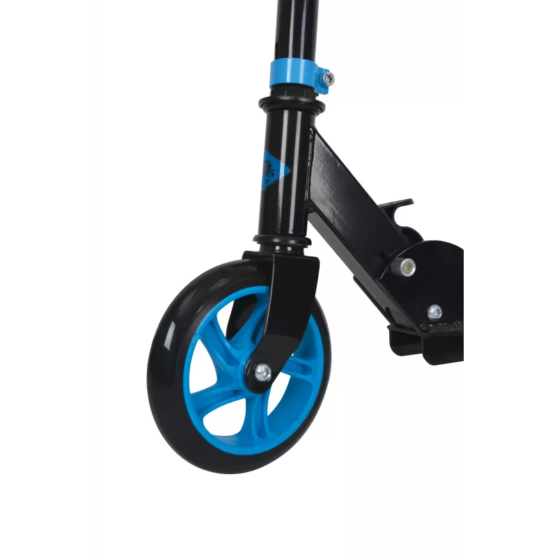 SCHILDKROT Junior Kick Scooter City Scooter Runabout, blu, deck e manubrio in alluminio, ruote PU 145 mm, altezza regolabile su 3 livelli, pieghevole 510303