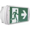 Eaton 40071349554 lampada di emergenza LED per vie di fuga, montaggio a soffitto/parete, 150 lm, 3h, autotest, bianco