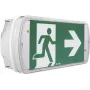 Eaton 40071349554 lampada di emergenza LED per vie di fuga, montaggio a soffitto/parete, 150 lm, 3h, autotest, bianco