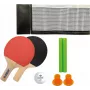DONIC SCHILDKRÖT set mini ping pong – 2 racchette FSC (140 x 90 mm), pallina, rete 788460