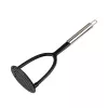 Kesper 104865 schiacciapatate, acciaio inox/plastica, argento/nero