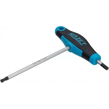 HAZET 829KKT-T25 cacciavite TORX con manico a T TX25, lama 100 mm