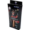 Donic Schildkröt 788450 racchetta da ping pong per principianti e giocatori amatoriali - gomma nera, manico in legno, concavo, legno a 5 strati, spugna 1,0 mm, non omologata ITTF