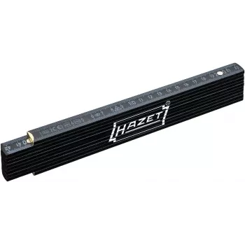 HAZET 2154-200 metro pieghevole 2 m in legno di faggio metrico a doppia faccia
