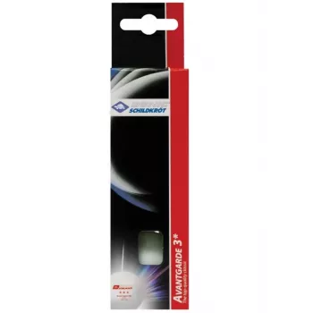 Donic Schildkröt 608334 palline da ping pong, confezione da 3, bianco, ABS, 40 mm, principianti/tempo libero