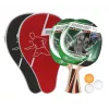 DONIC SCHILDKRÖT set ping pong Top Team 1016,00 cm (400) - 2 racchette Top Team 400, 3 palline 788495