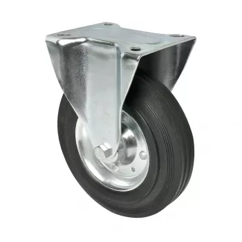 Wagner design yourself rotella fissa RO 8200 argento, ruota 50 mm, portata 50 kg, acciaio zincato 4820001