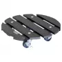 WAGNER Multi Roller WPC anth100 Carrello per elettrodomestici 100 kg rotondo 20052501