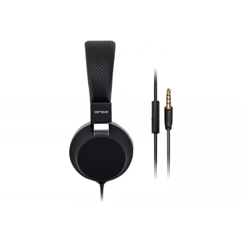 EXERTIS CONNECT Campus BE COLOR Cuffie stereo con jack 3,5 mm, nero/grigio (059963)