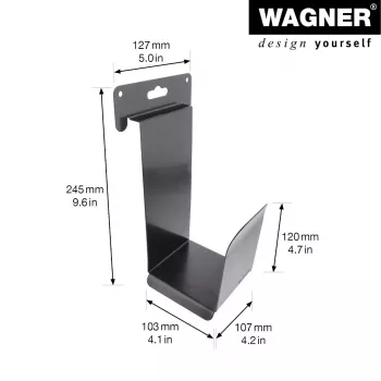 Wagner design yourself Supporto a parete WH 2089 nero (15208901)