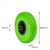 Wagner design yourself Ruota per carriola in gomma piena RO 8262 verde 260 mm 4826201