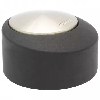 Wagner Design Yourself EH 5181 Fermaporta da pavimento, pressofusione di zinco con tampone in gomma, nichel opaco, 50 mm 15518111