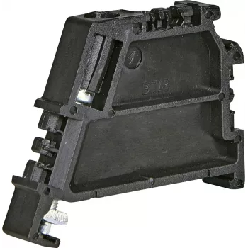 ETI ES-BT/3 Blocco morsetti a vite, terminale di chiusura e morsetto neutro, 3 punti di connessione, 800 V, 32 A, nero 003903229
